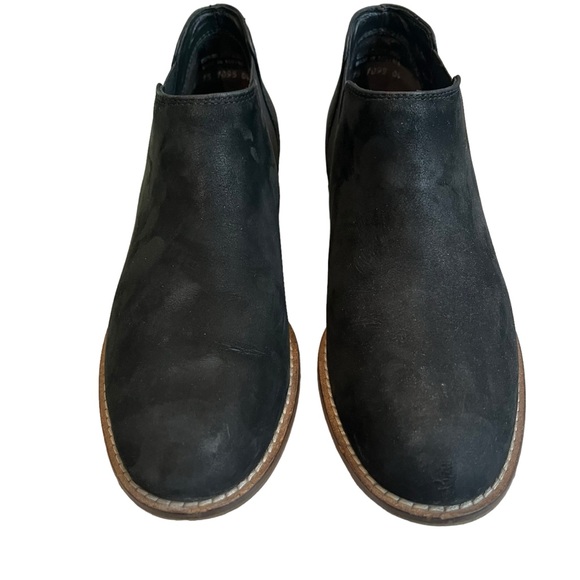 Paul Green Black Suede Chelsea Boot, Sz UK 4 / US 6.5 (runs big) - Picture 2 of 14